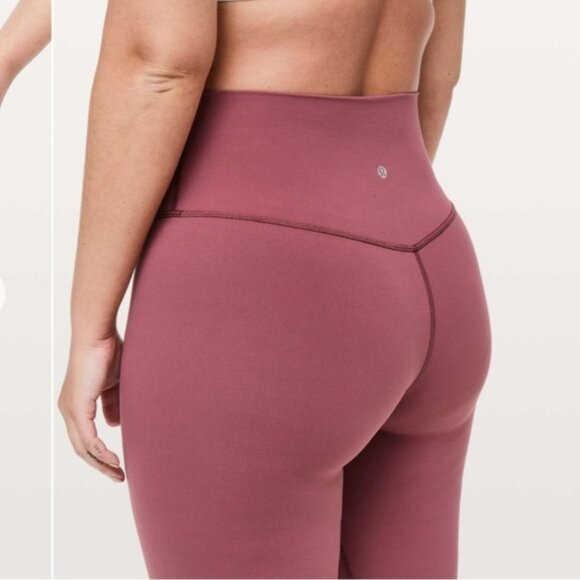 Lululemon Align Crop 21" Misty Merlot - Picture 12 of 14